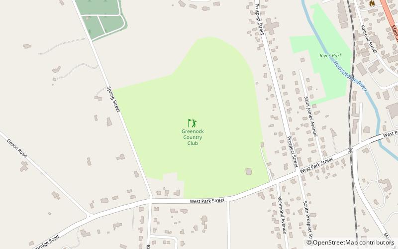 Greenock Country Club location map
