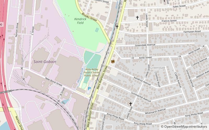 Greendale Branch Library location map