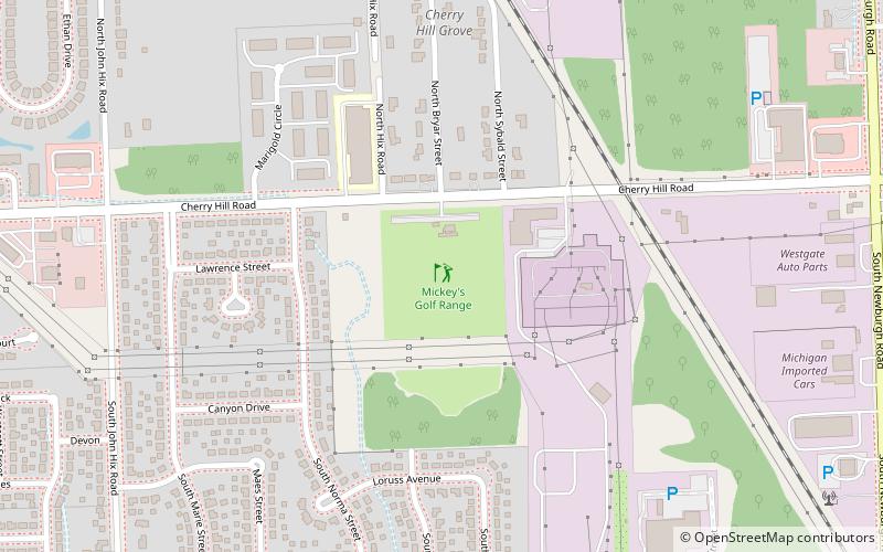 Mickey's Golf Range location map