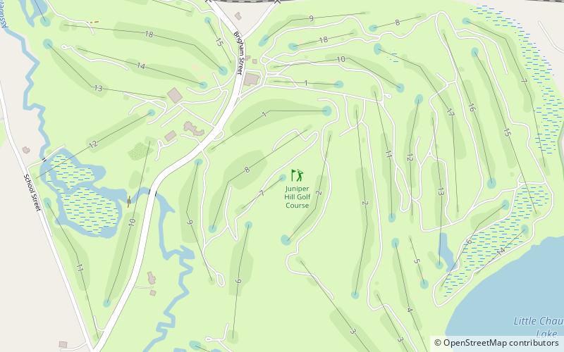 Juniper Hill Golf Course location map