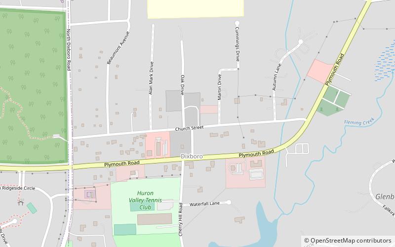 Dixboro General Store location map