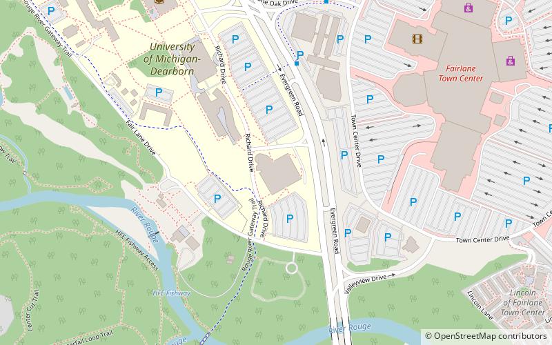 university of michigan dearborn fieldhouse location map