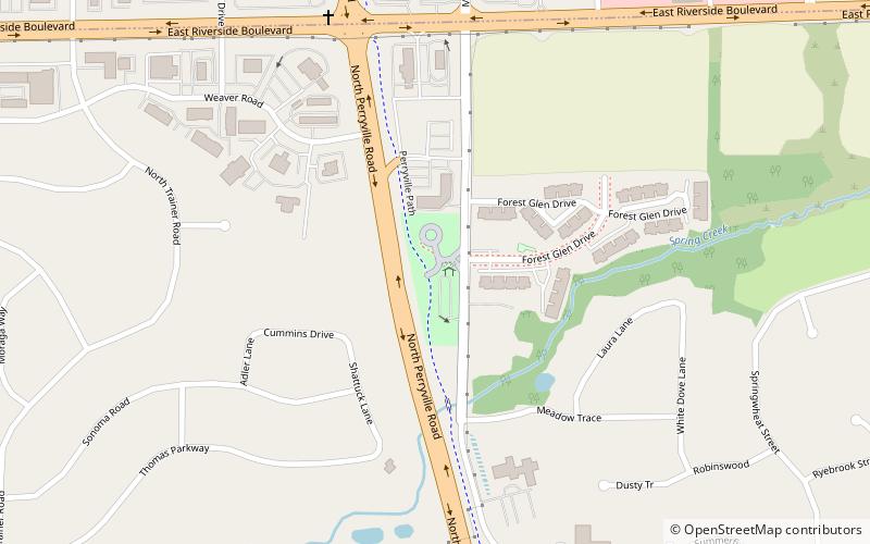Keeling-Puri Peace Plaza location map
