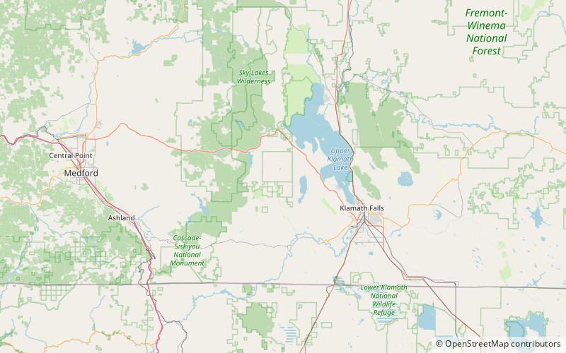 Aspen Butte location map