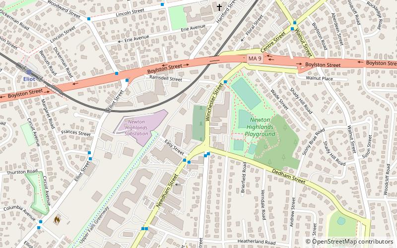 South Burying Ground location map