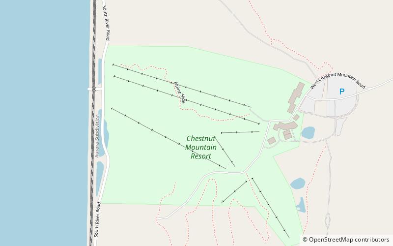 Chestnut Mountain Resort location map