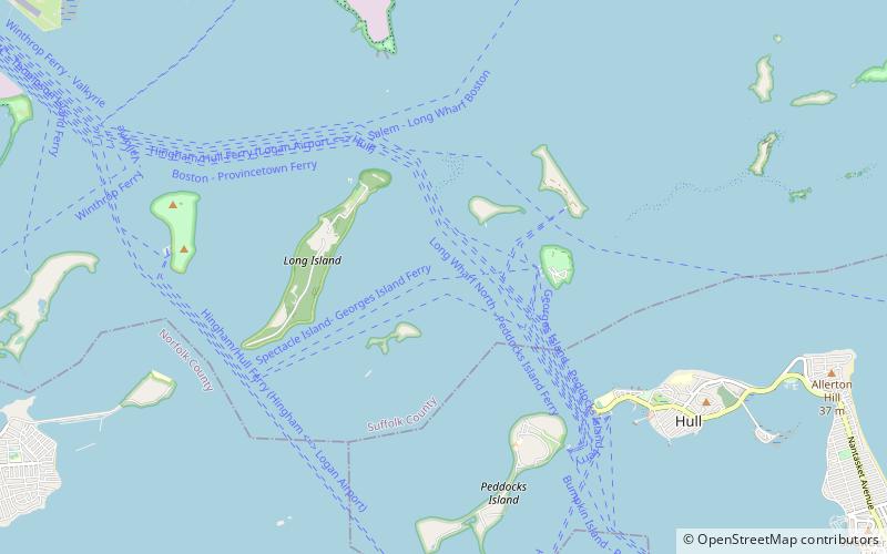 Boston Harbor Islands location map