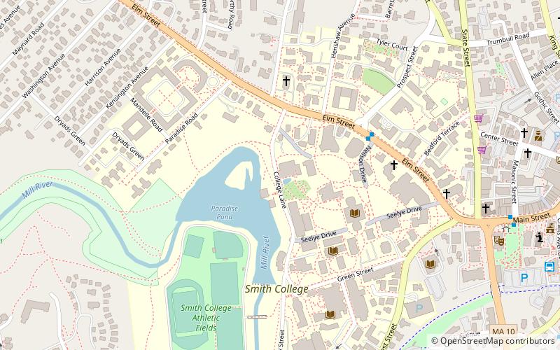 The Botanic Garden of Smith College location map