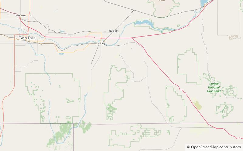 pomerelle bosque nacional sawtooth location map