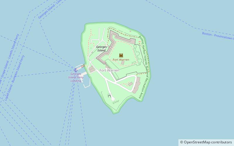 Georges Island location map