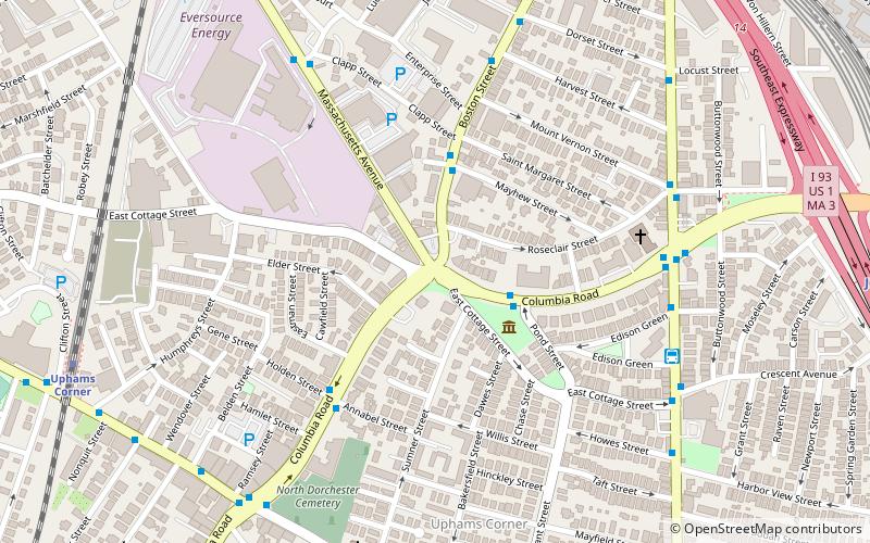 Edward Everett Square location map