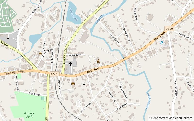 First Baptist Church of Northborough location map