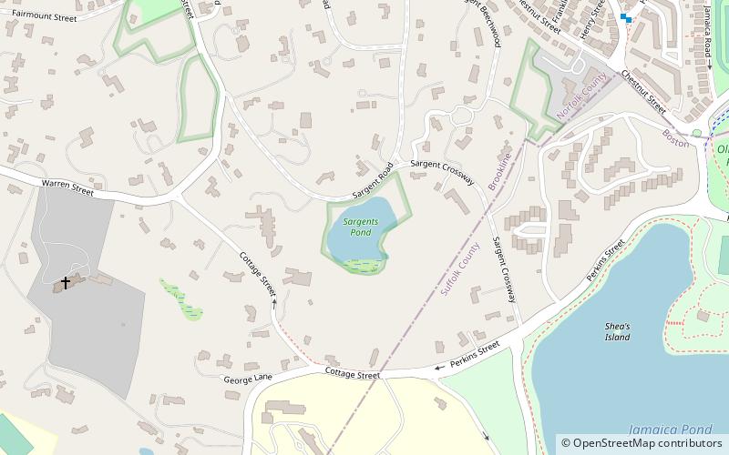 Sargent's Pond location map
