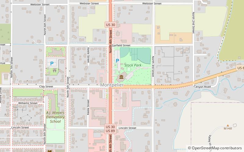 National Oregon/California Trail Center location map