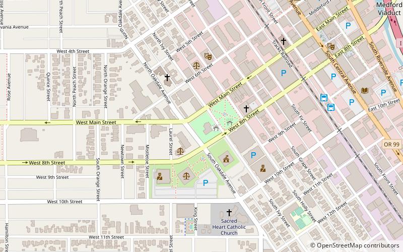 Medford Carnegie Library location map