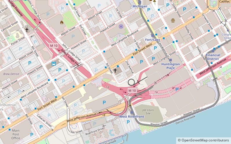 Fort Street Presbyterian Church location map