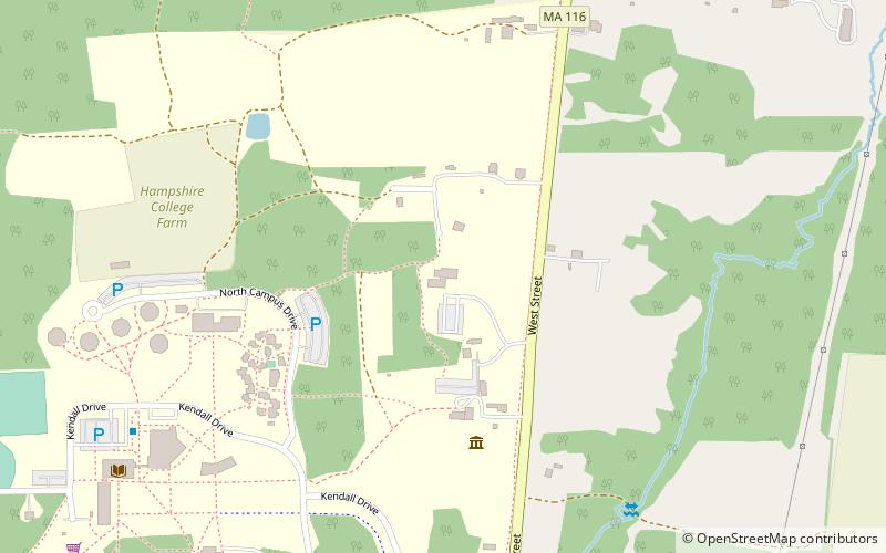 Hitchcock Center for the Environment location map