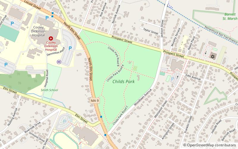 childs park northampton location map