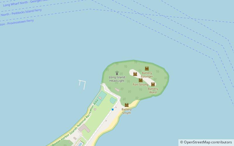 Phare de Long Island Head location map