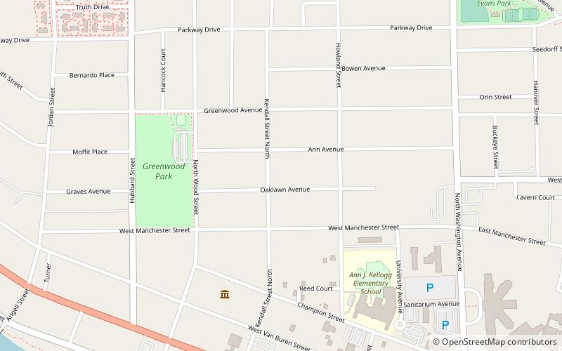 Advent Historic District location map