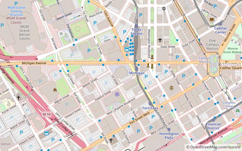 Patrick V. McNamara Federal Building location map