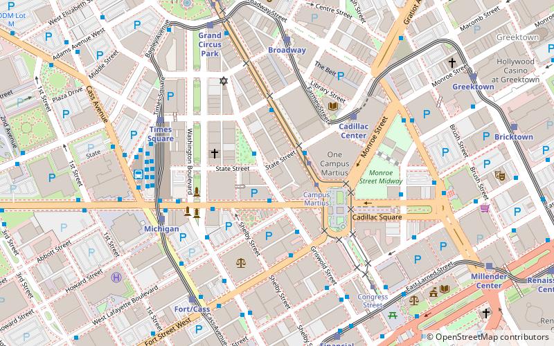 David Stott Building location map