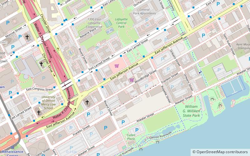 Casa Croul-Palms location map