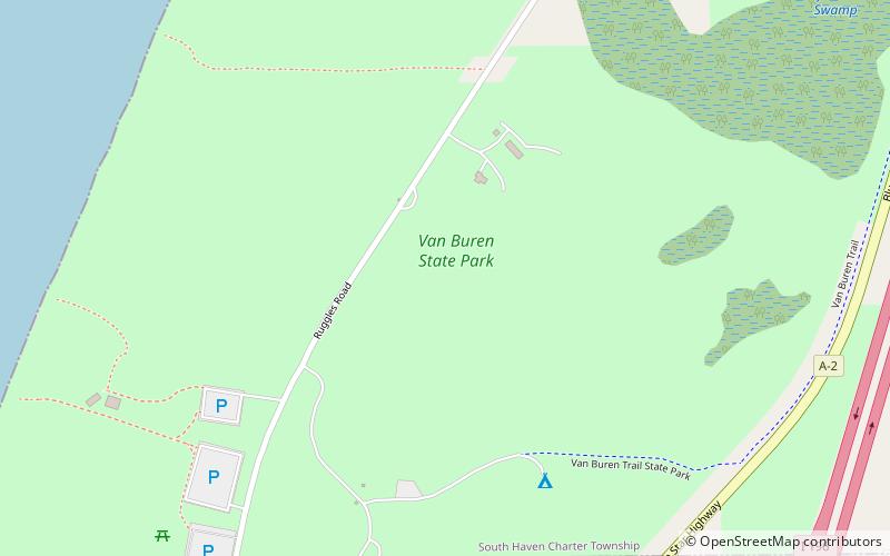 Van Buren State Park location map