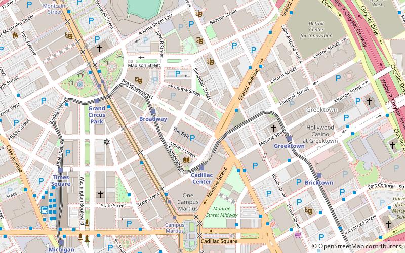 Broadway Avenue Historic District location map