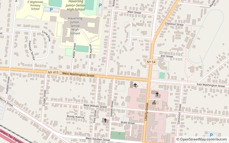 George W. Hallock House location map