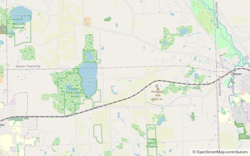 Dexter Blueberry Farm location map