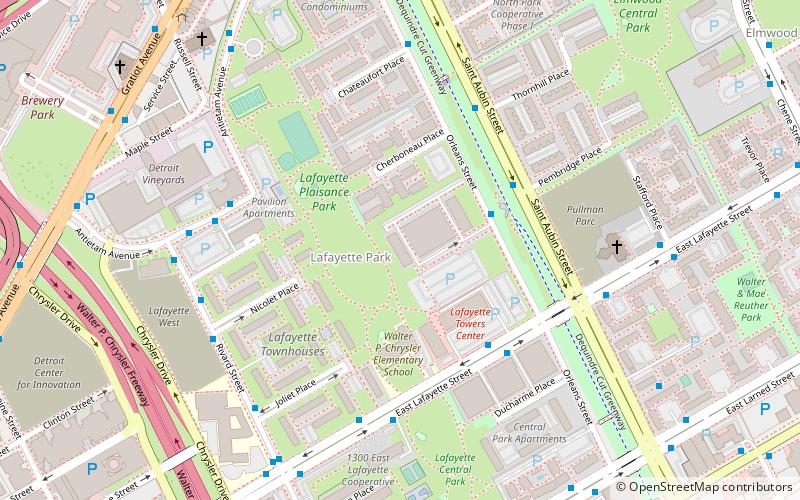 Lafayette Rentals location map
