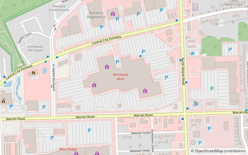 Westland Mall location map