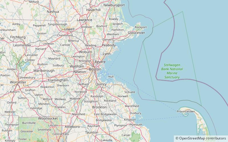 Outer Brewster Island location map