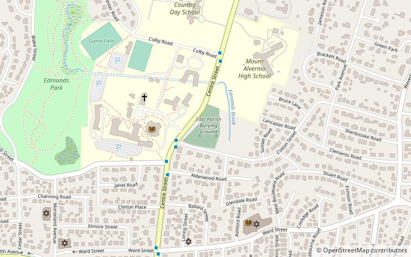 East Parish Burying Ground location map