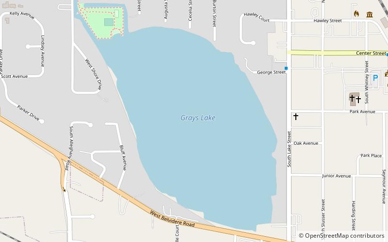 Grays Lake location map