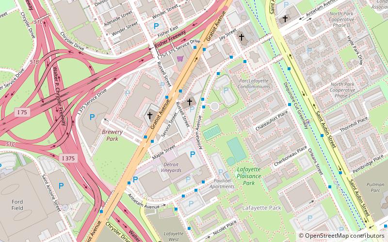 St. John's–St. Luke's Evangelical Church location map