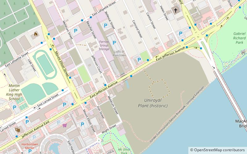 Avenida Jefferson location map