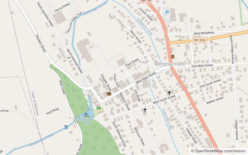 Montour Falls location map