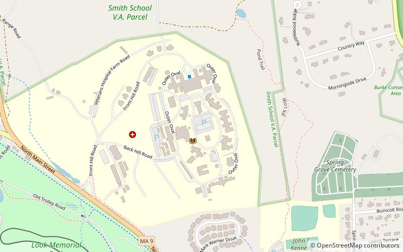 Northampton Veterans Affairs Medical Center location map