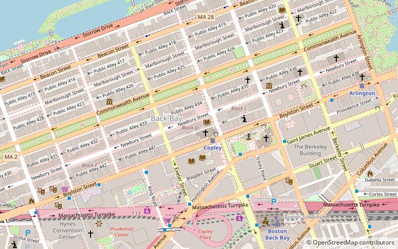 copley society of art boston location map