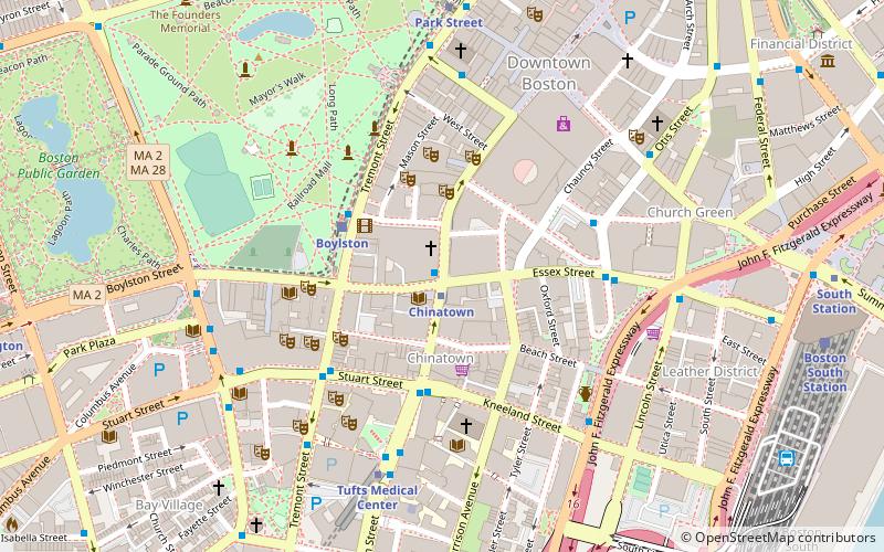 RKO-Boston location map