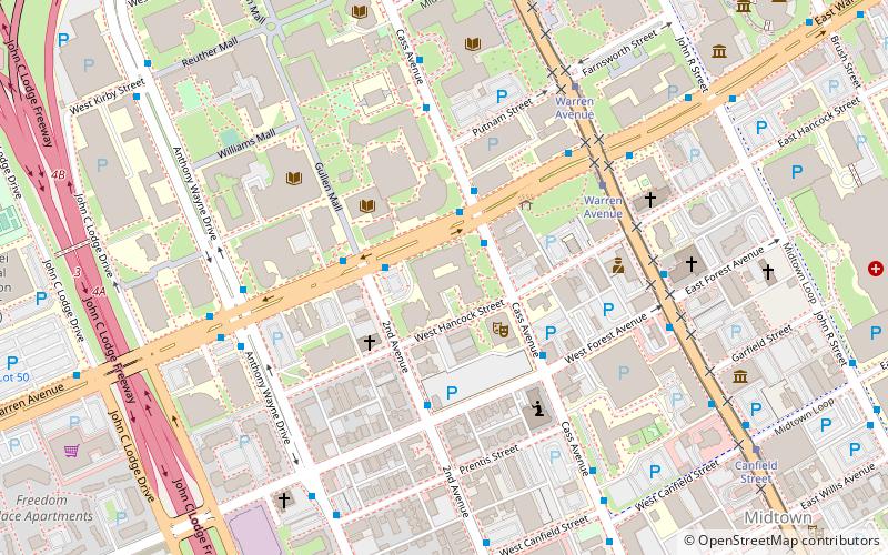 Old Main location map