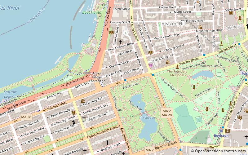cheers boston location map
