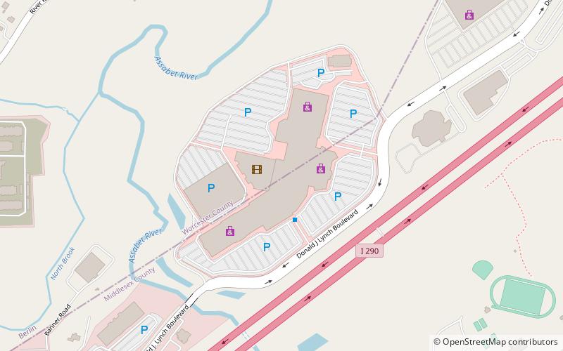 Solomon Pond Mall location map