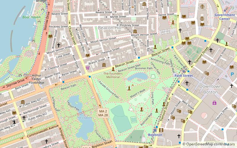 Oneida Football Club Monument location map