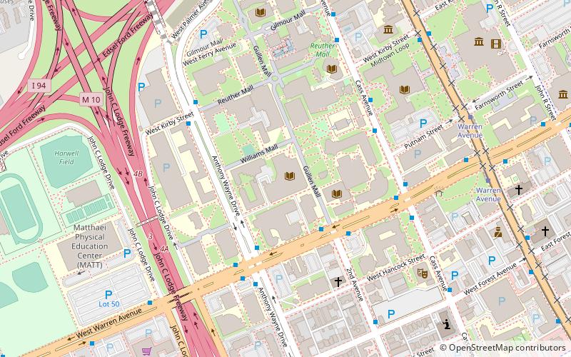 David Adamany Undergraduate Library location map