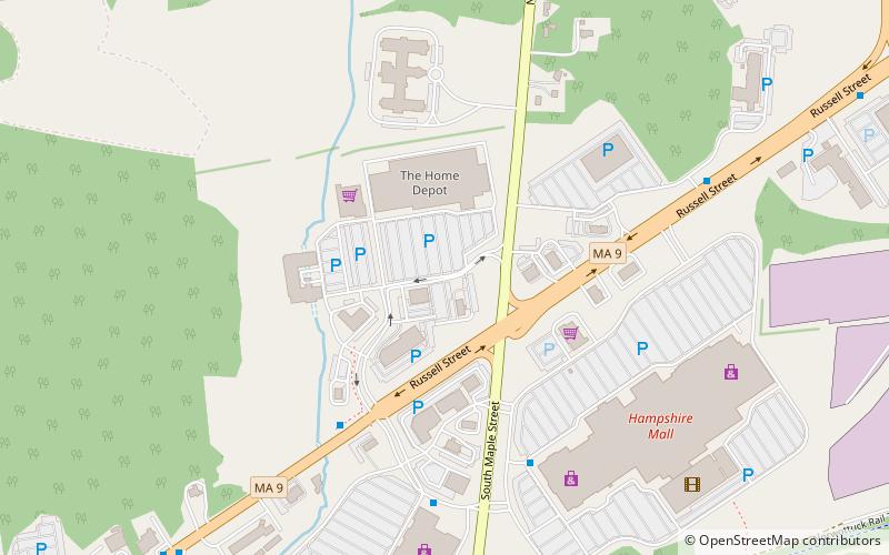 Hadley Corner location map