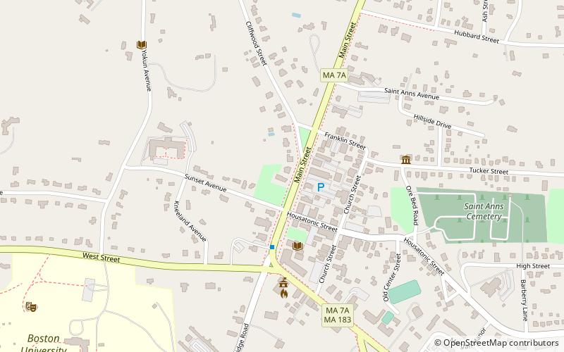 Lenox Academy location map