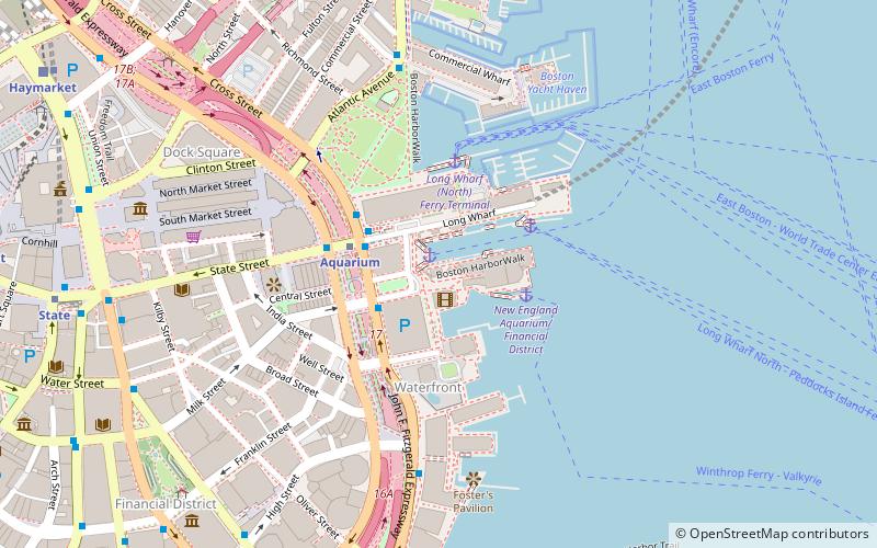 Central Wharf location map